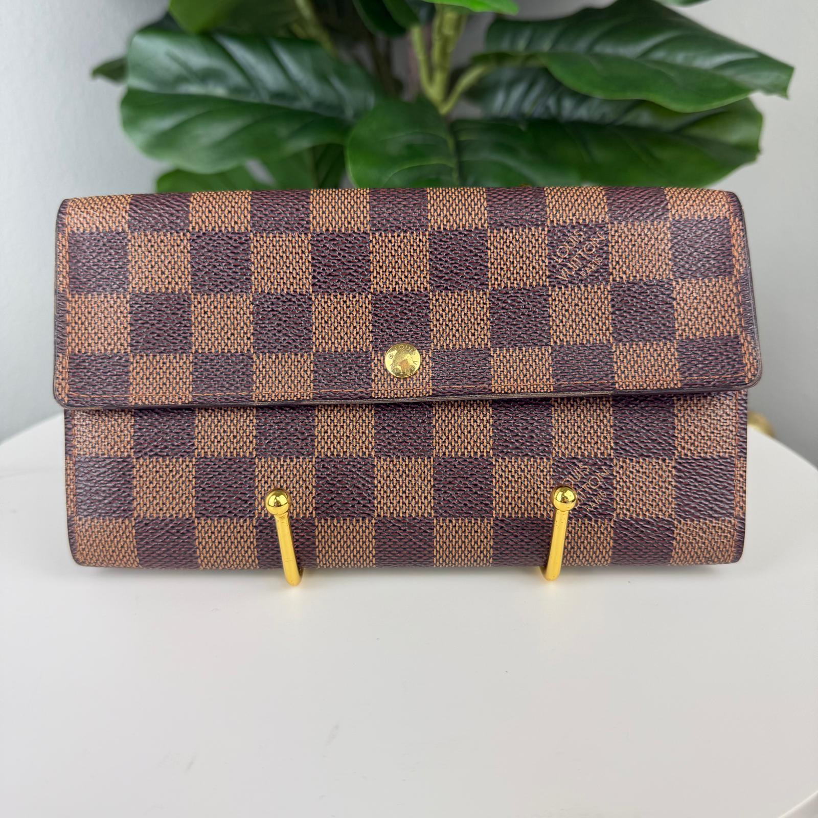 Authentic Louis Vuitton Damier Ebene Wallet