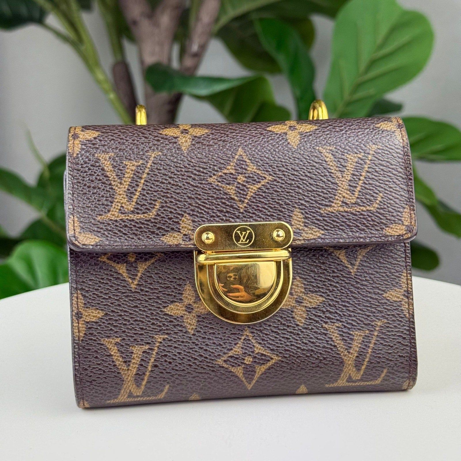 Authentic Louis Vuitton Monogram Portefeuille Koala Trifold Compact Wallet