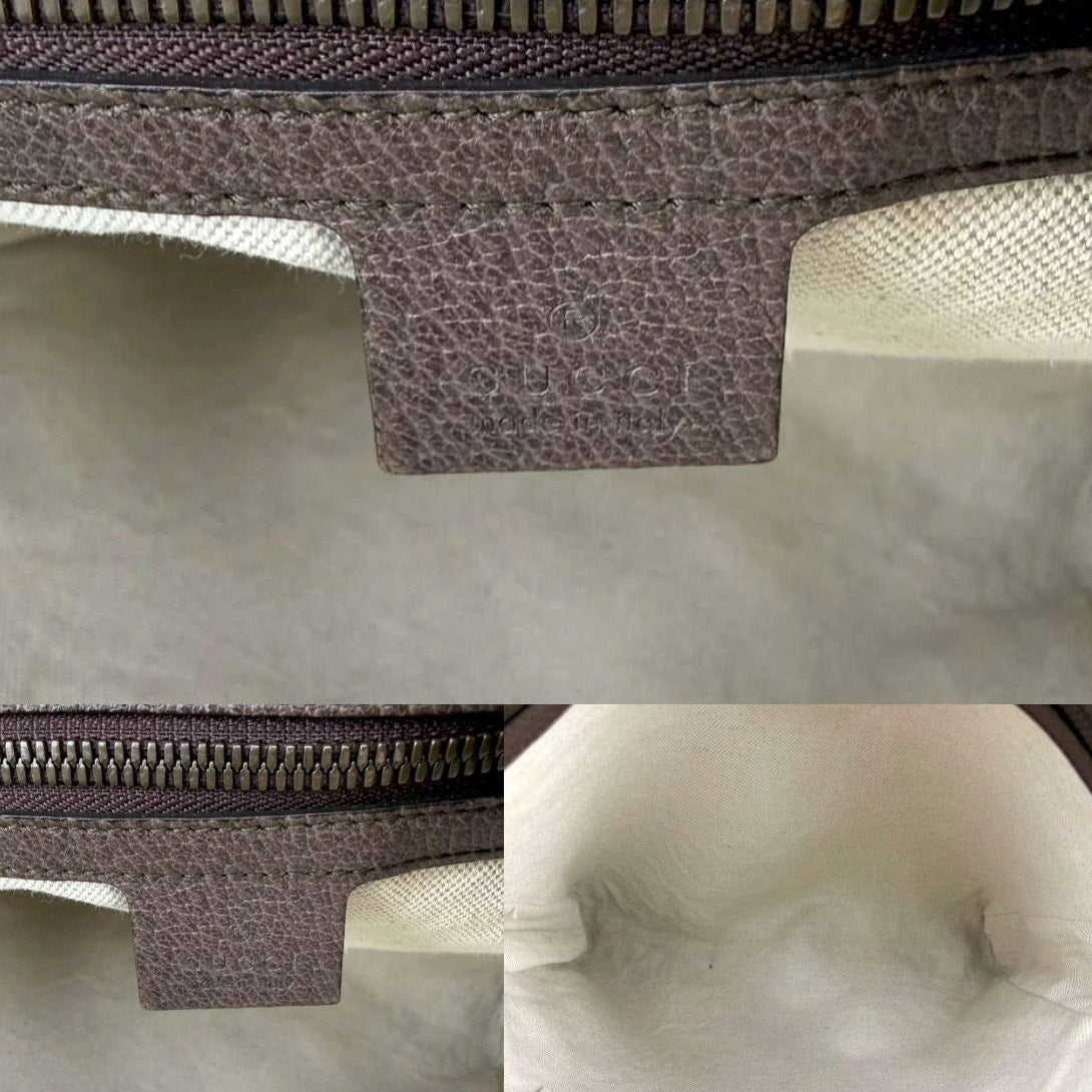 Authentic Gucci Ophidia GG Supreme Messenger Bag Beige