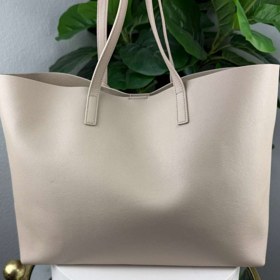 💎✨Authentic Saint Laurent Leather Detachable Monogram Shopping Tote Bag