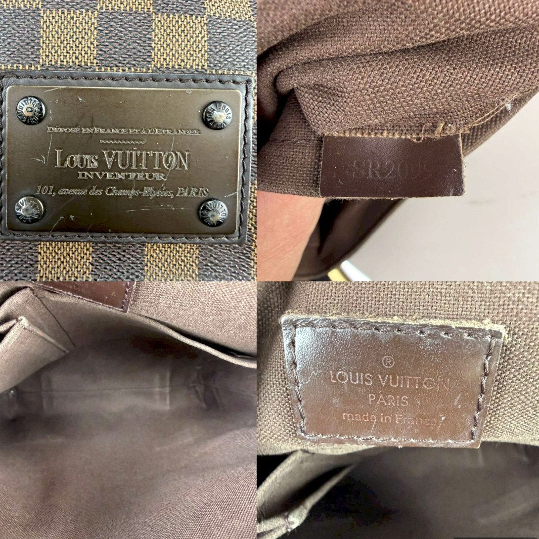 Authentic Louis Vuitton Damier Ebene Broadway Messenger Bag