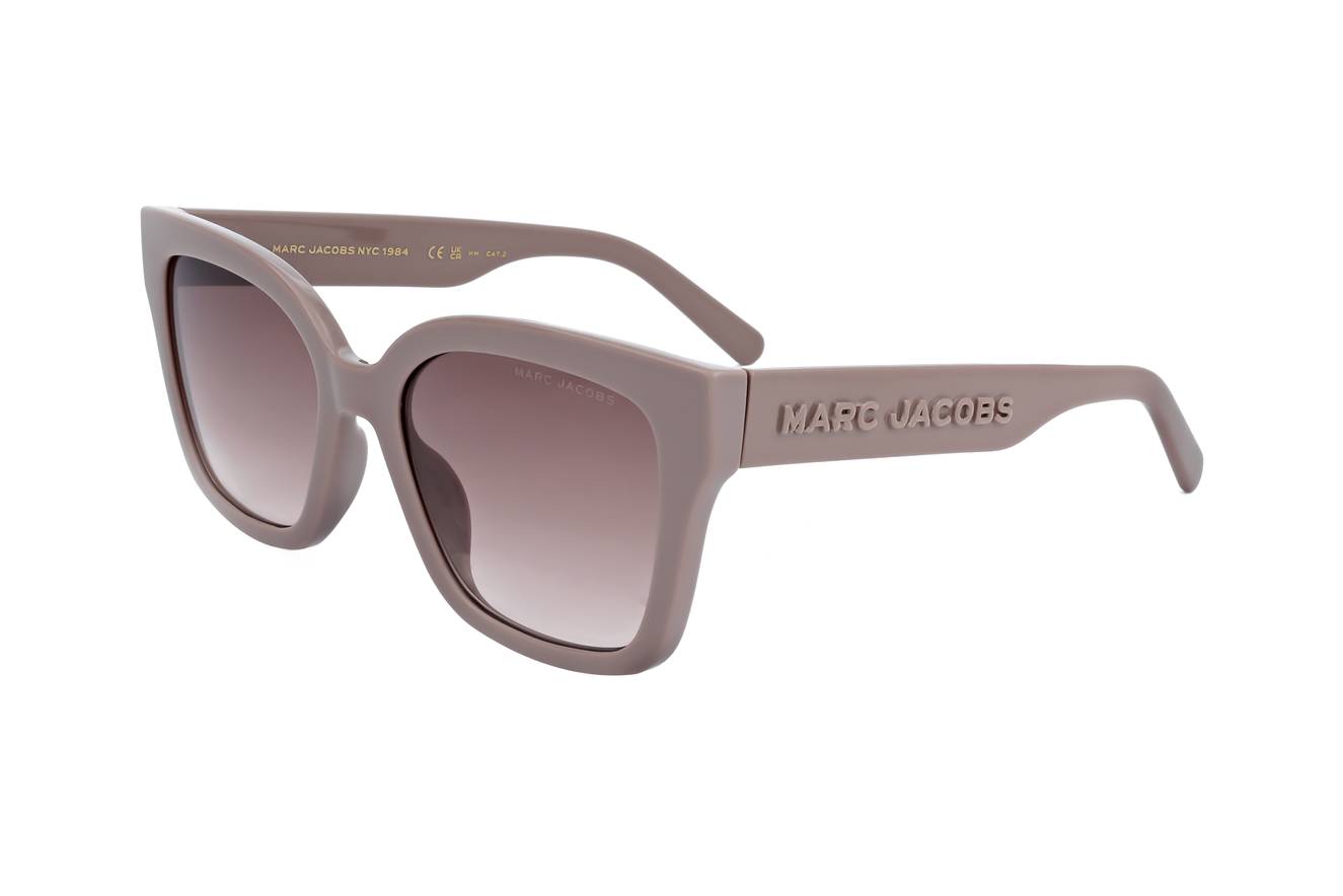 Authentic Marc Jacobs MARC 658/S Ladies Sunglasses Beige Brown Gradient 53-19-145