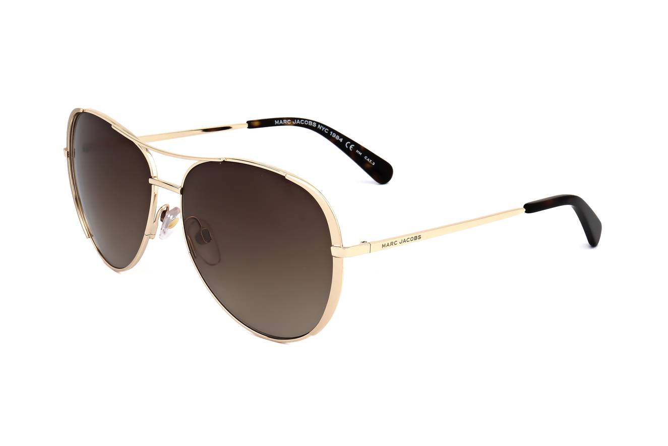 Authentic Marc Jacobs MARC 686/S Unisex Sunglasses Gold Havana Brown Gradient 59-14-140