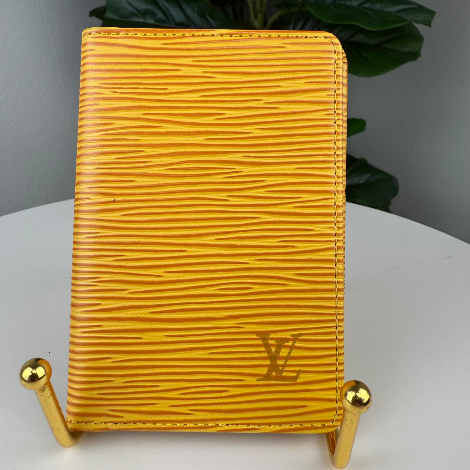 💎✨Authentic Louis Vuitton Epi Leather Tassili Yellow Wallet