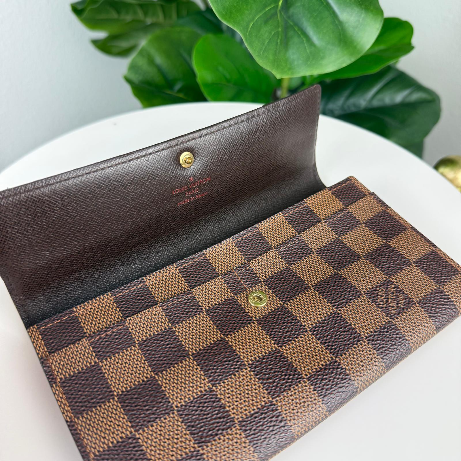 Authentic Louis Vuitton Damier Ebene Wallet