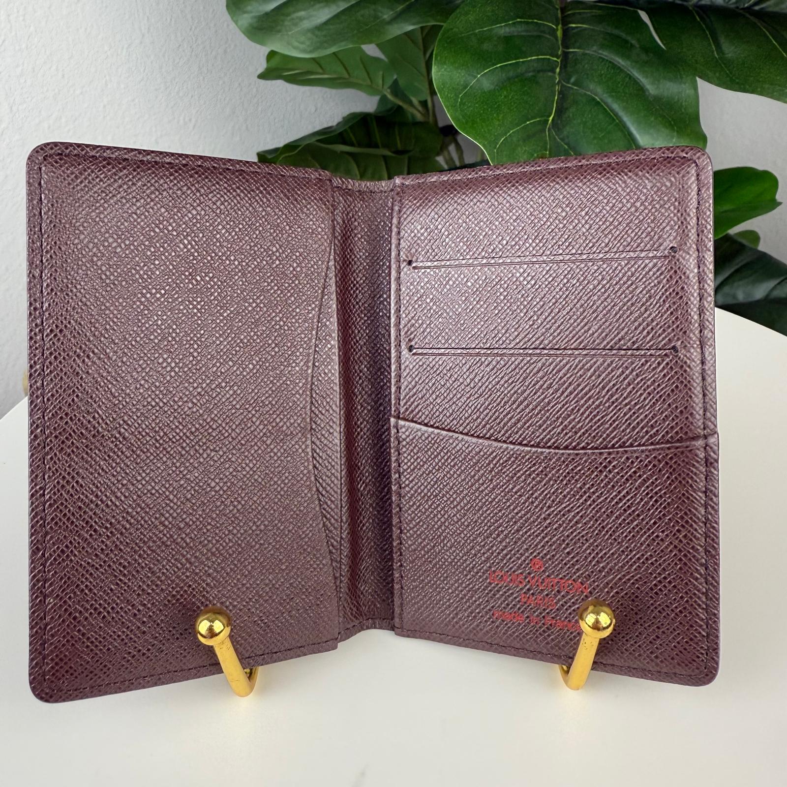 Authentic Louis Vuitton Damier Canvas Ebene Wallet