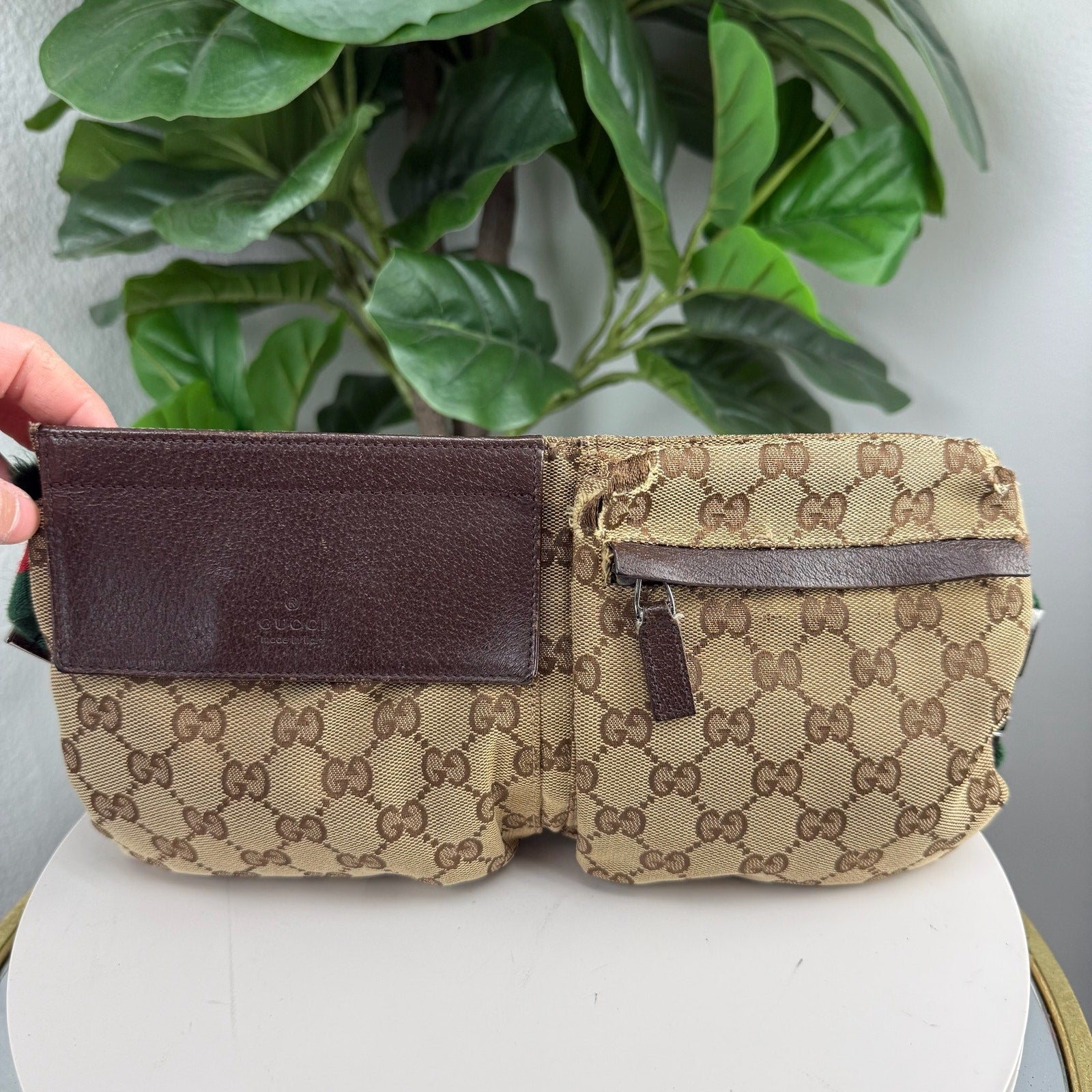 Gucci GG Canvas Waist Belt Bag
