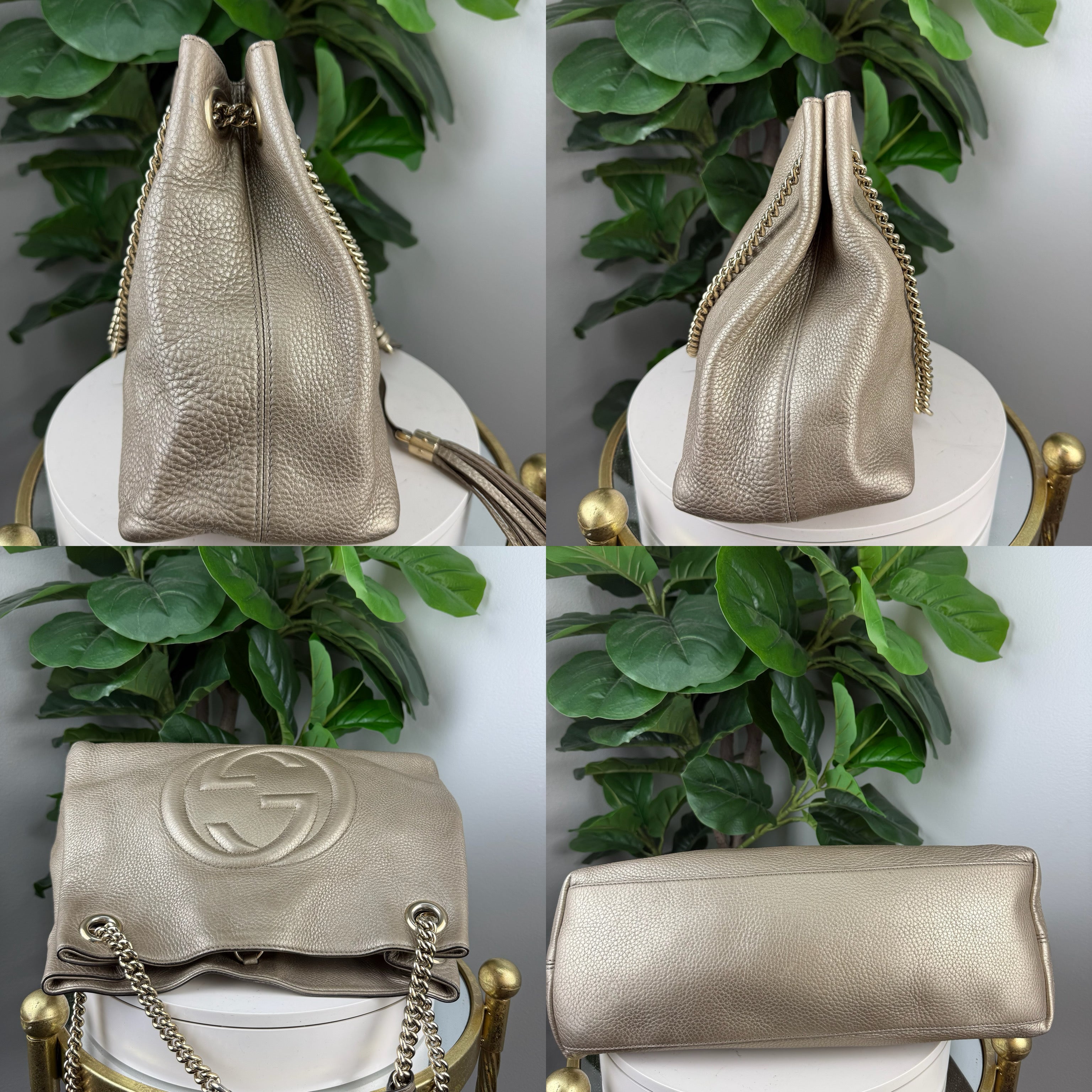 Authentic Gucci Soho Tassel Chain Bag