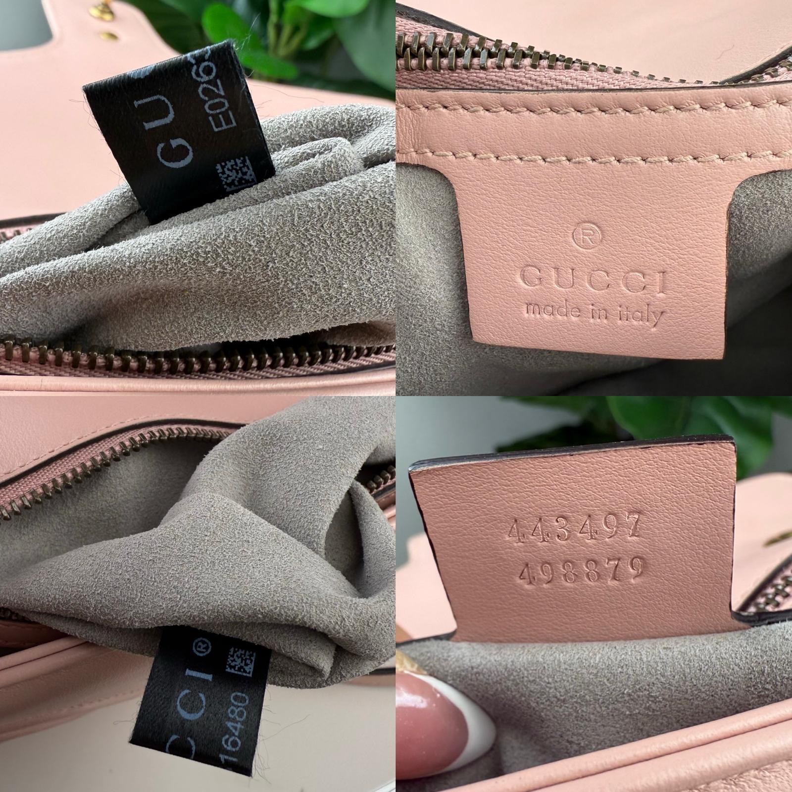 💎Authentic Gucci Marmont Small Shoulder Bag Perfect Pink