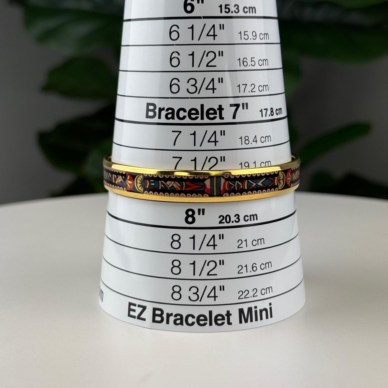 💎Authentic Hermes Emaille PM Bracelet  Size 7 3/4"