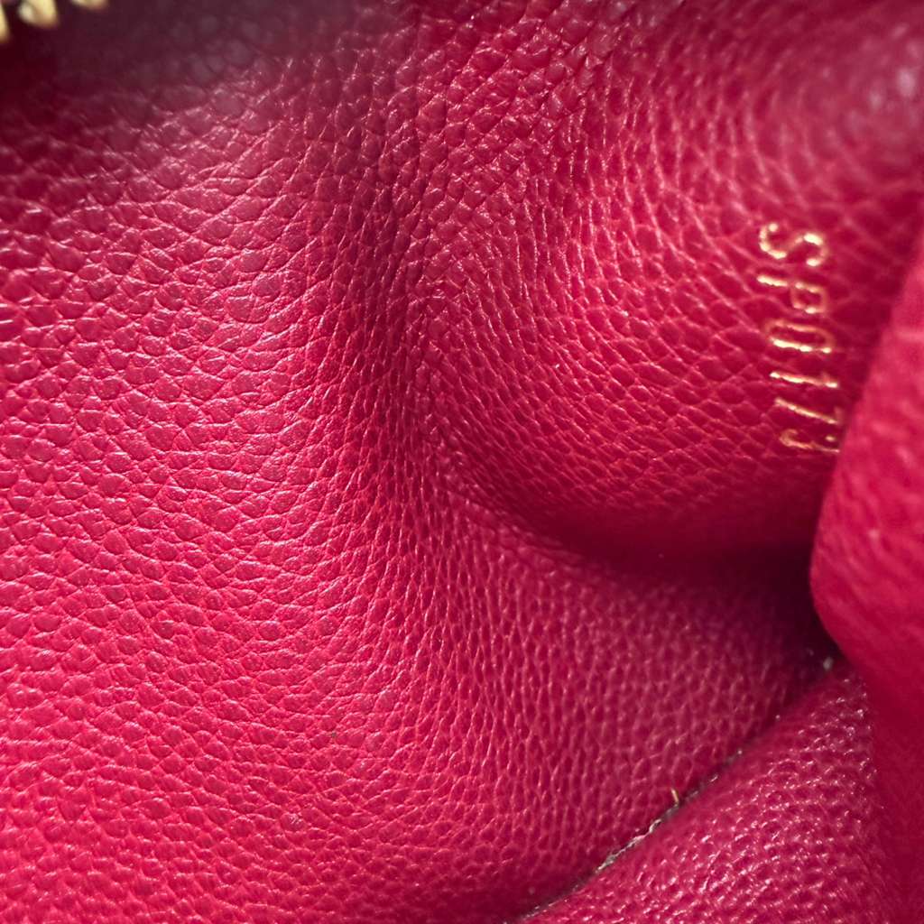 Authentic Louis Vuitton Monogram Empreinte Zippy Wallet Maroon