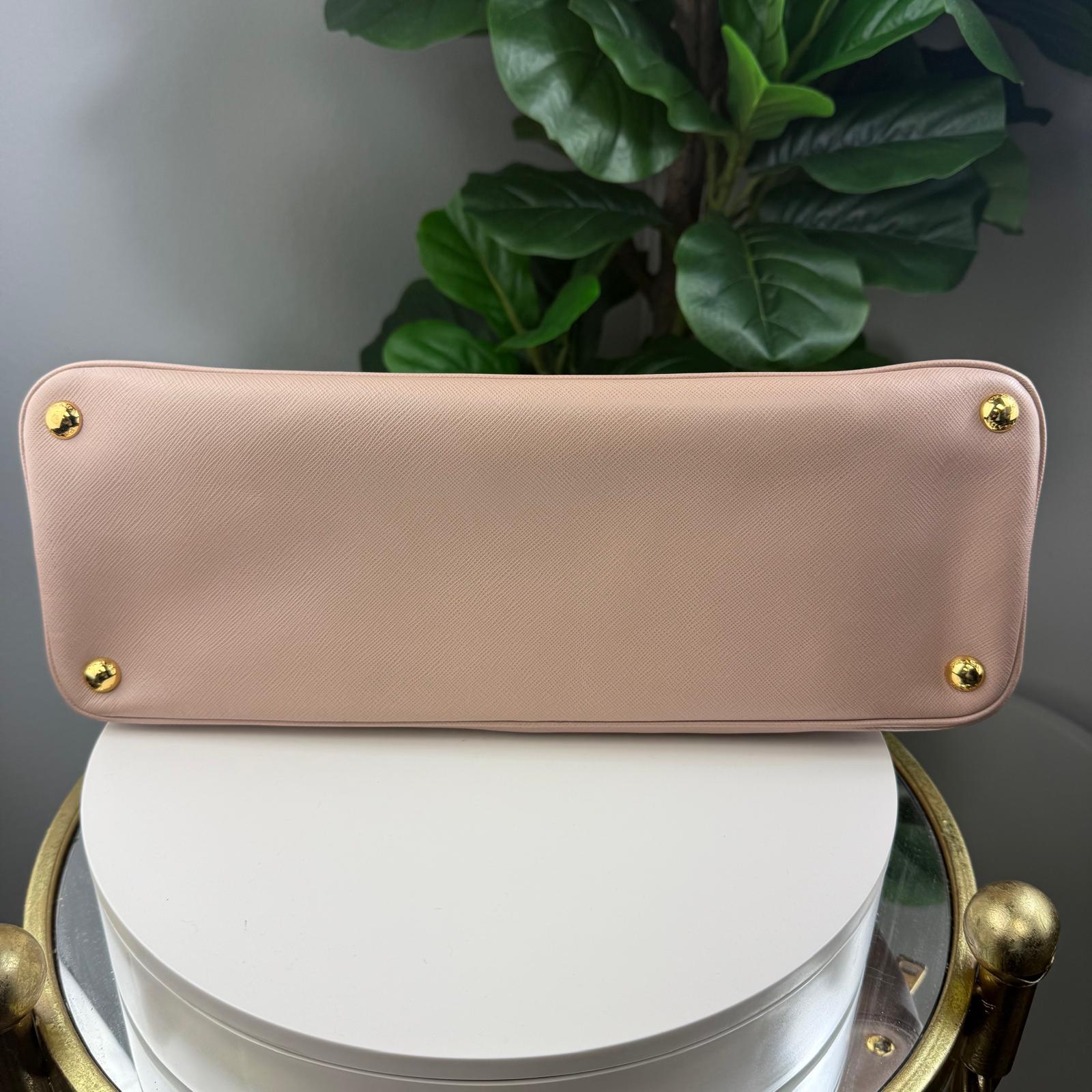 Authentic Prada Galleria leather handbagack