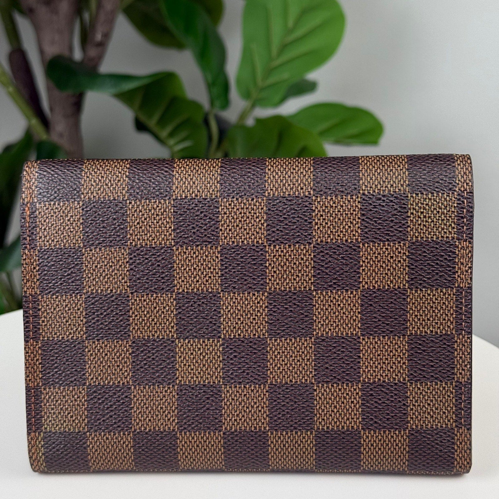 Authentic Louis Vuitton Damier Porte Tresor Etui Papiers Wallet