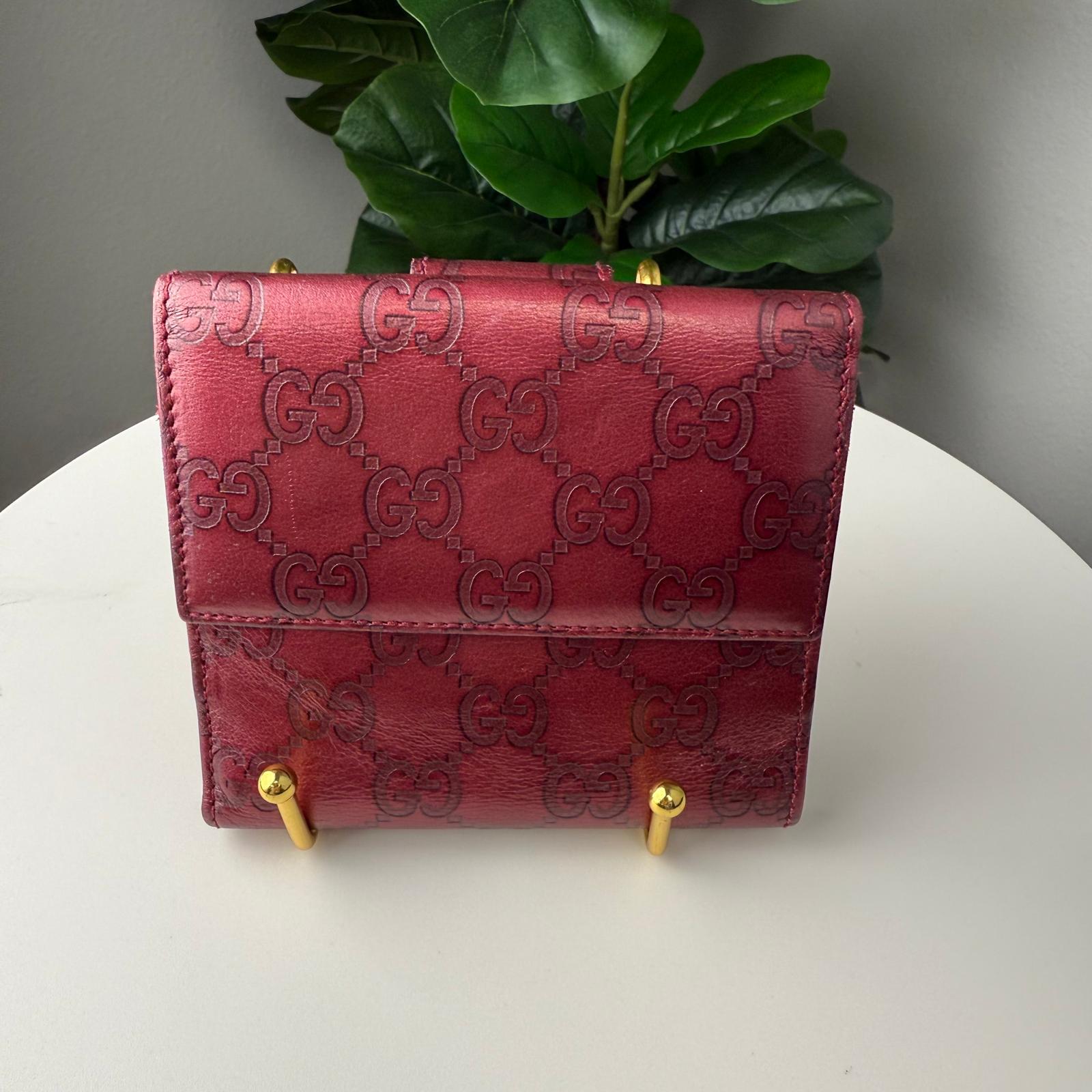 💎Authentic Gucci Heart Flap French Wallet