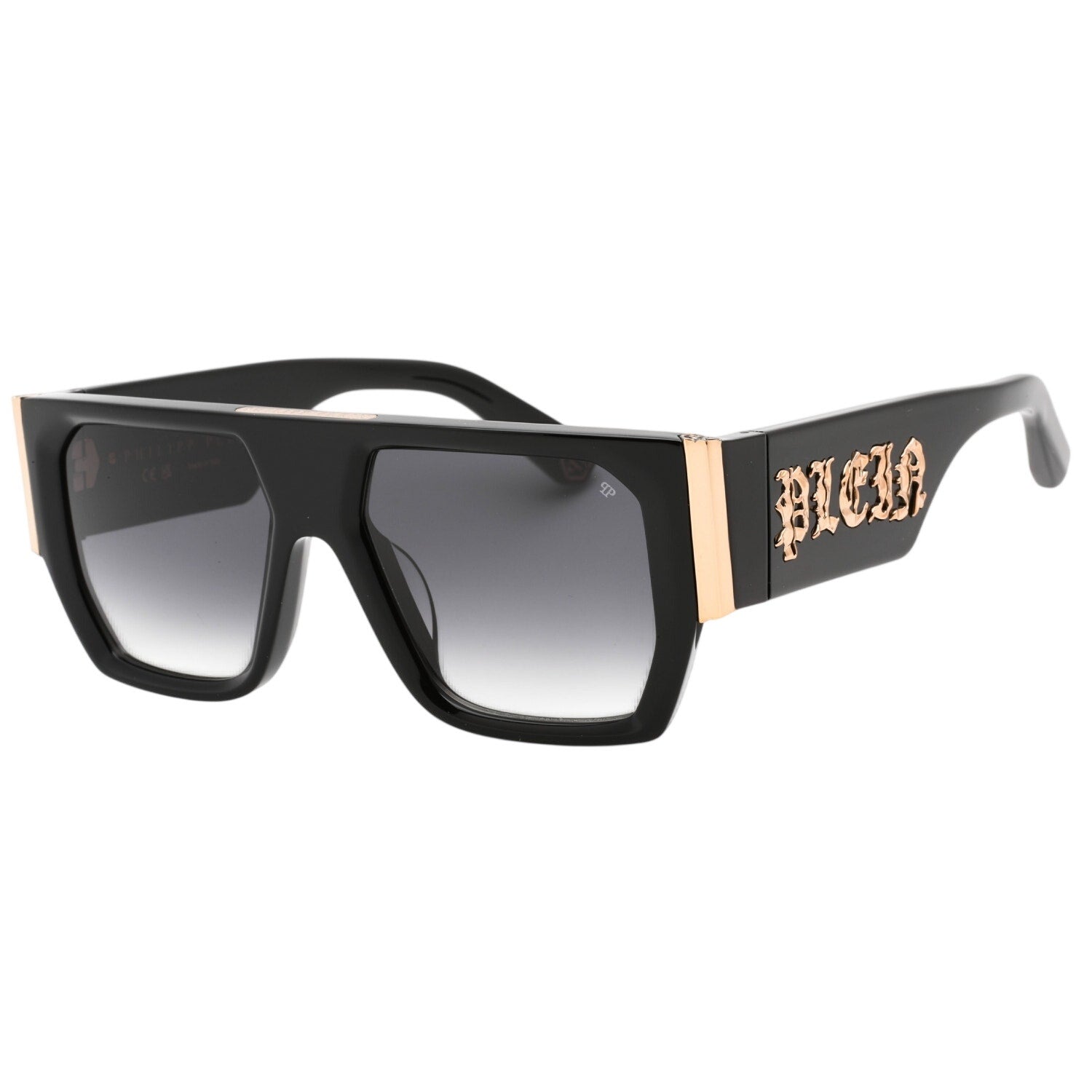 $820-$1400 Retail Philipp Plein Master Oversize Rectangular Sunglasses