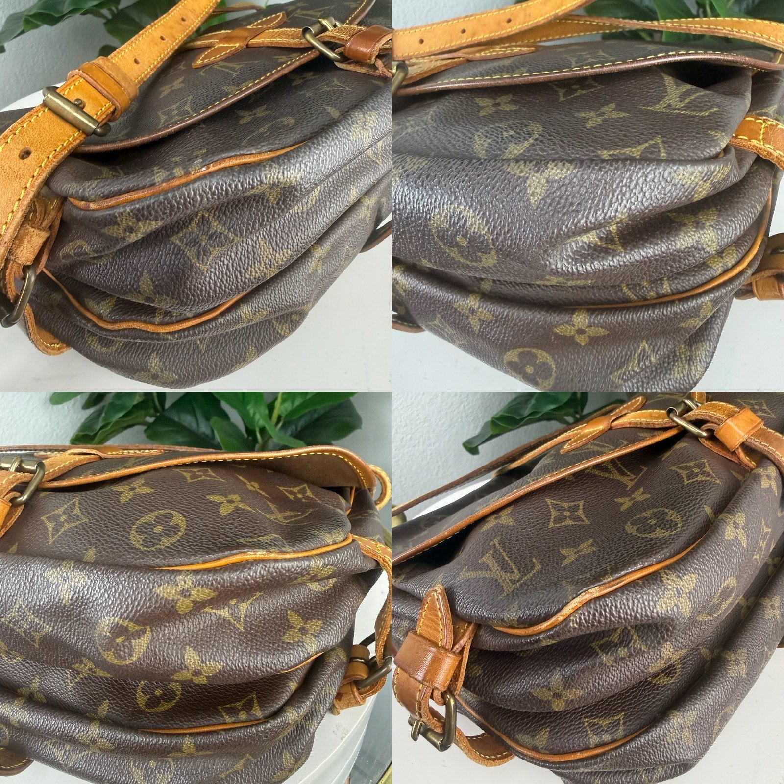 Louis Vuitton Saumur 30 Monogram Canvas Crossbody Bag Authentic Pre Owned