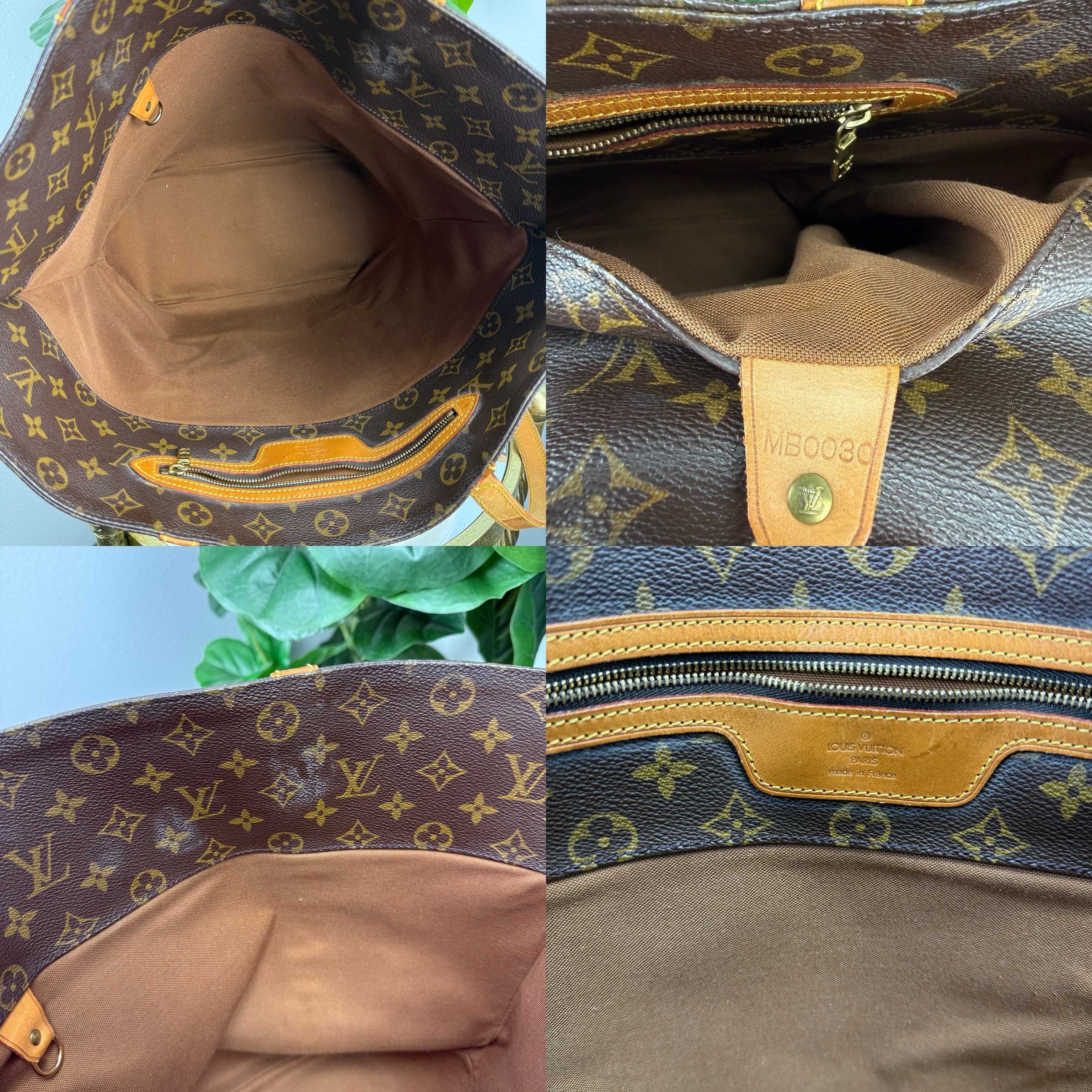 Authentic Louis Vuitton Sac Shopping Tote Bag Extra Large- Certificate of Authenticity included