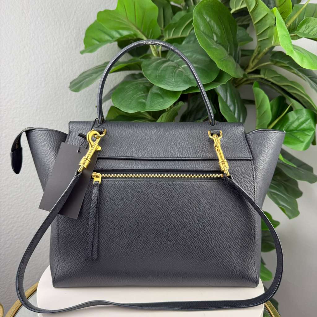 Authentic Celine Black Mini Belt Bag