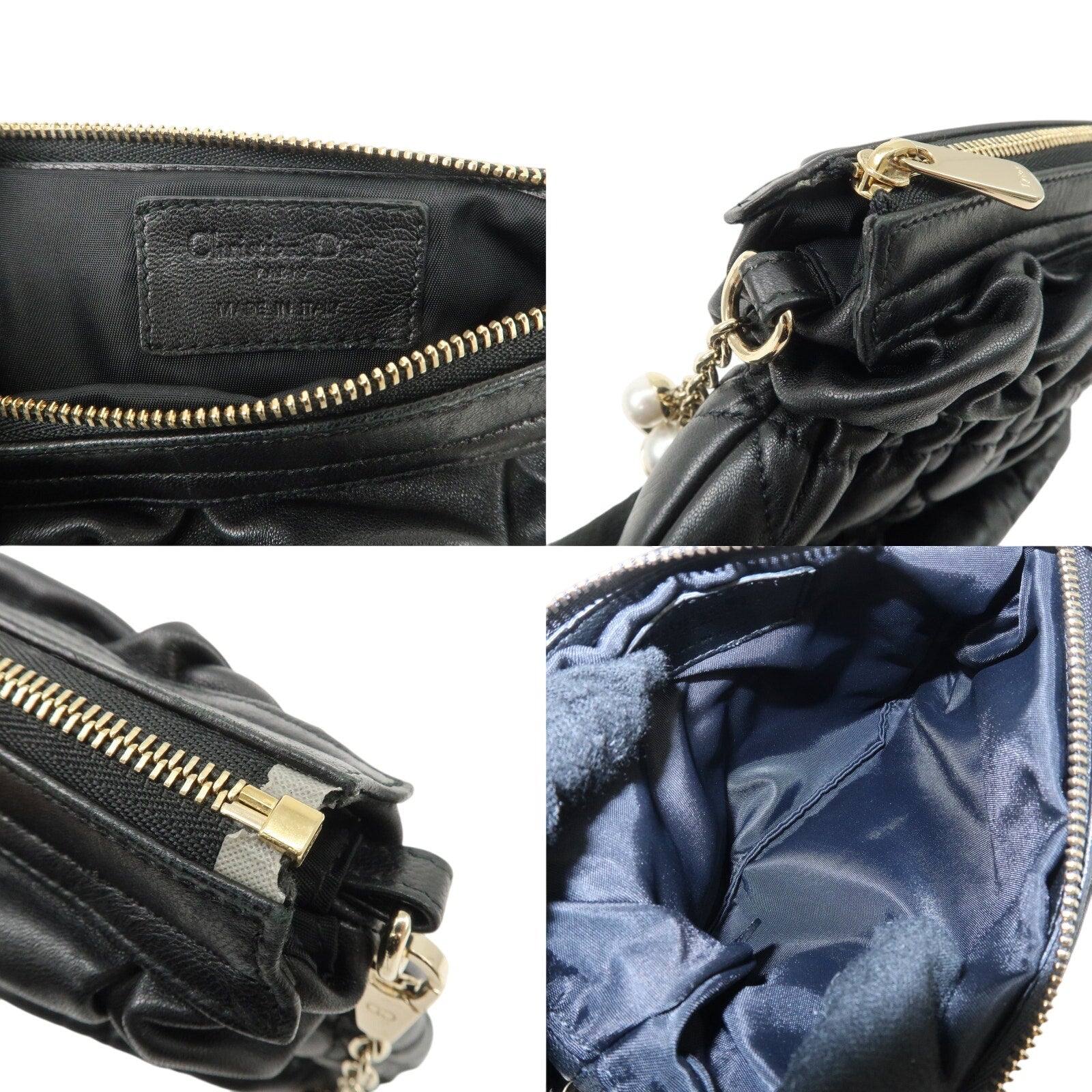 Authentic Christian Dior Chain Shoulder Bag