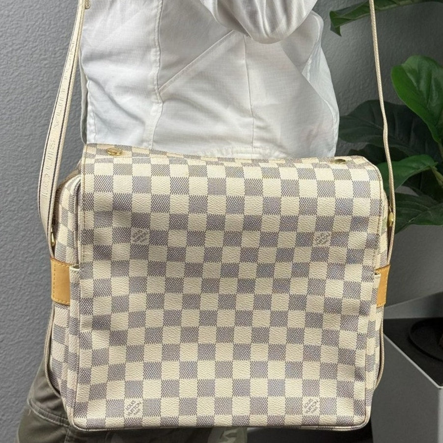 Louis Vuitton Damier Azur Naviglio Messenger Bag