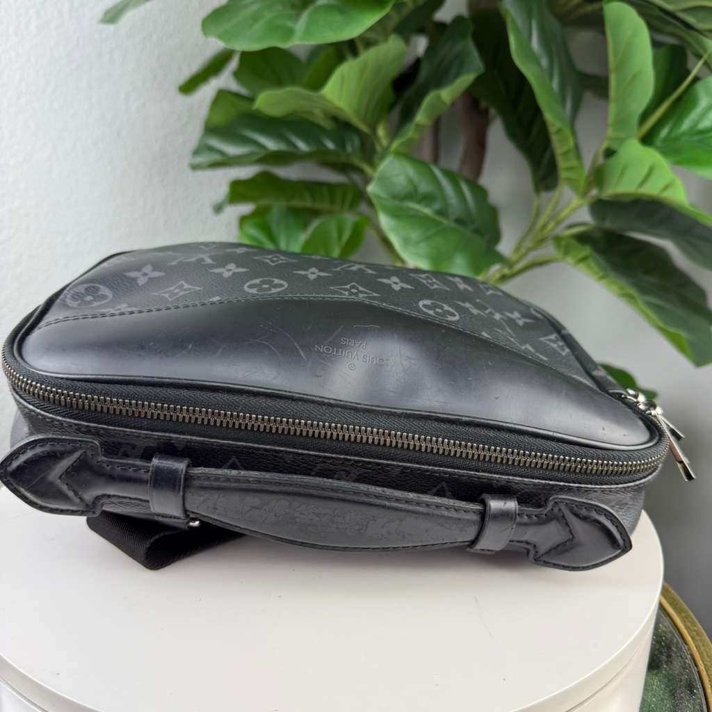 Authentic Louis Vuitton Monogram Eclipse Black Bumbag Bag