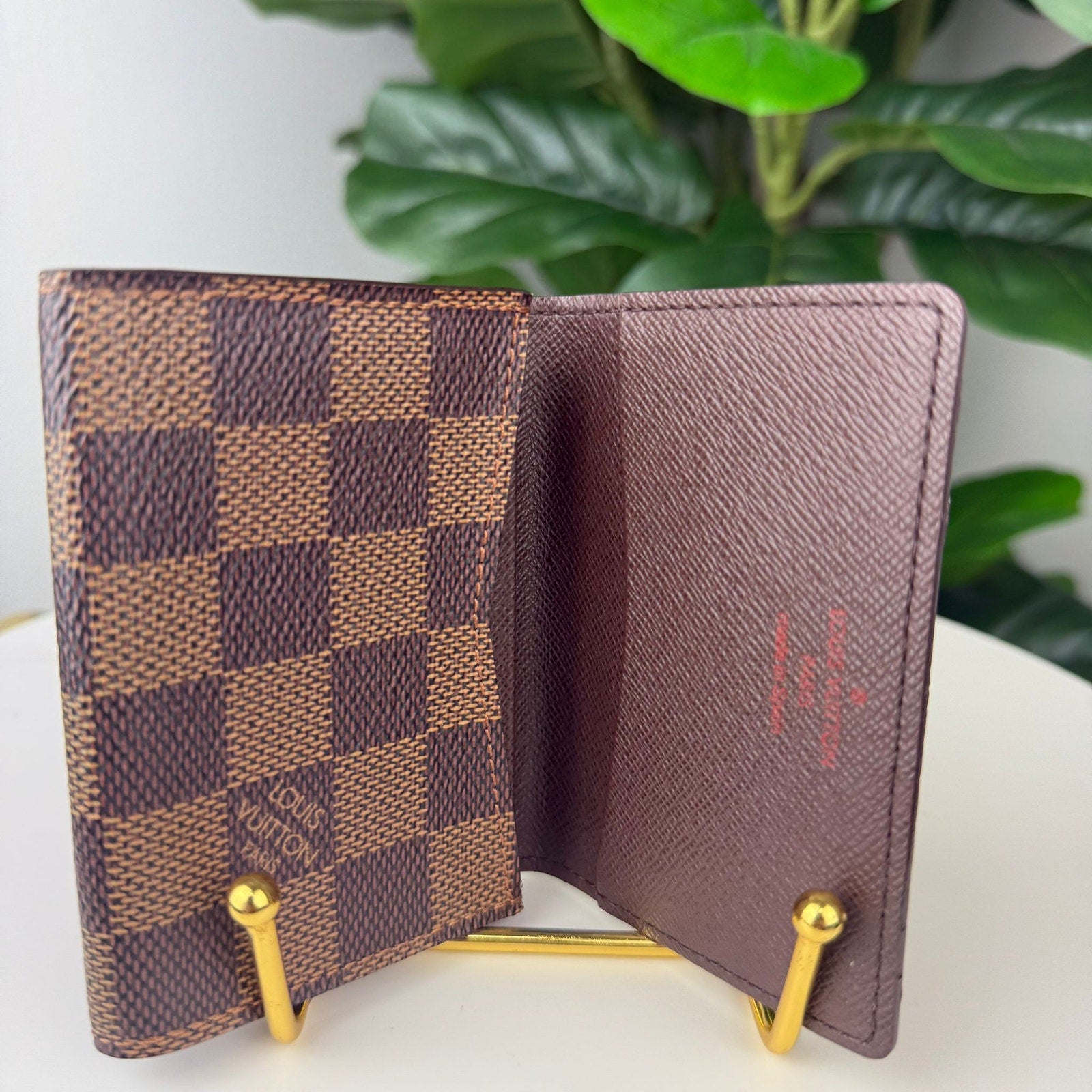 Authentic Louis Vuitton Damier Ebene Wallet
