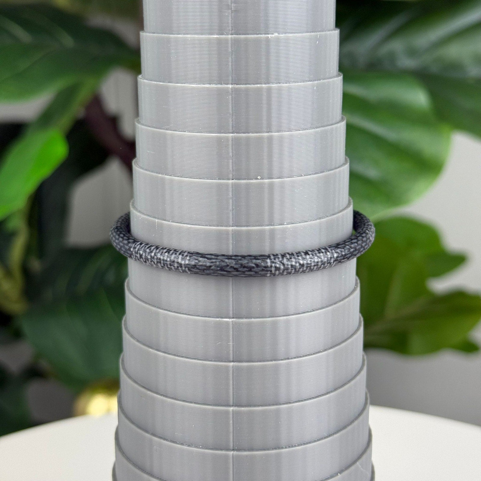 Authentic Louis Vuitton Damier Graphite Keep It Bracelet 6.75"
