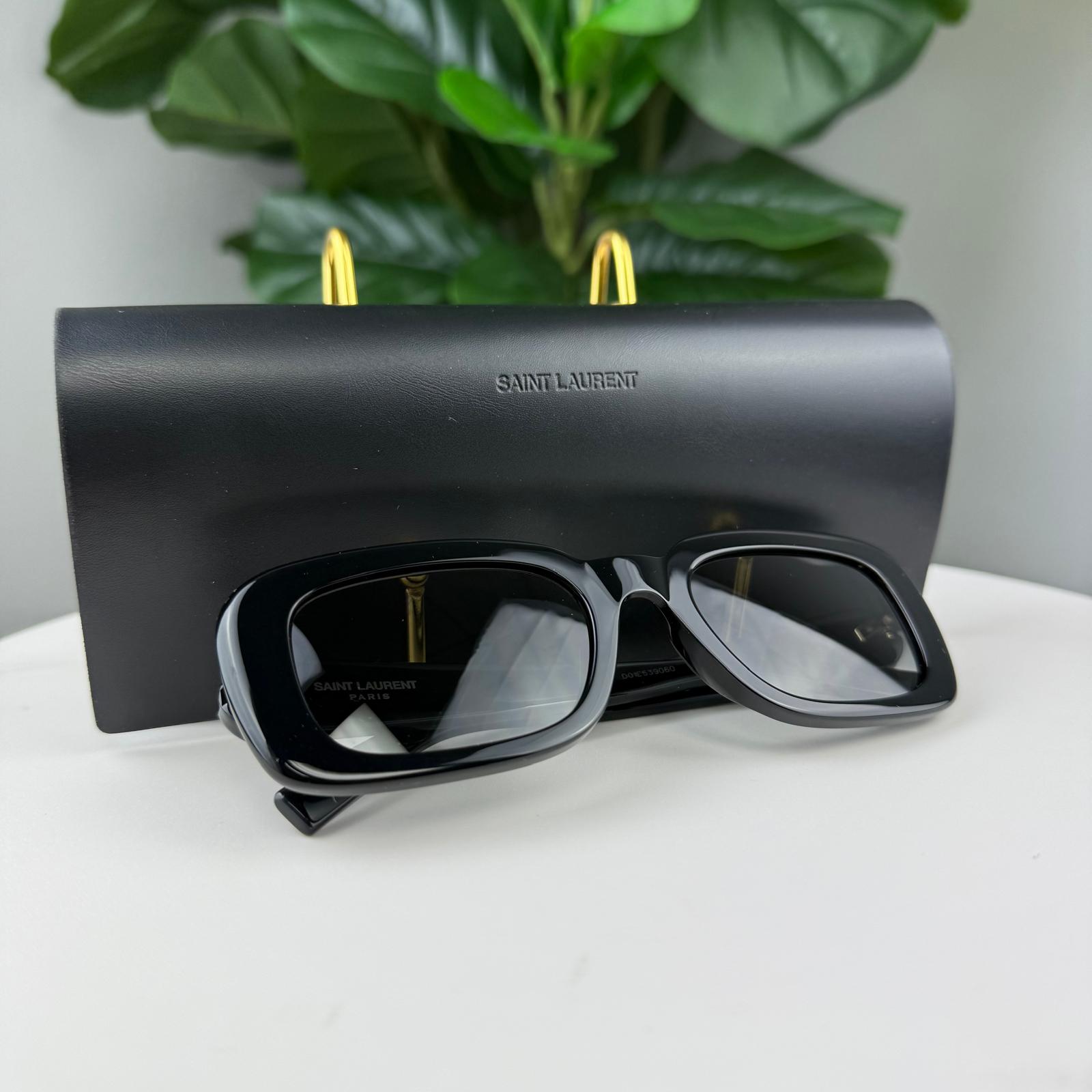YSL Saint Laurent Eyewear Rectangle Frame Sunglasses