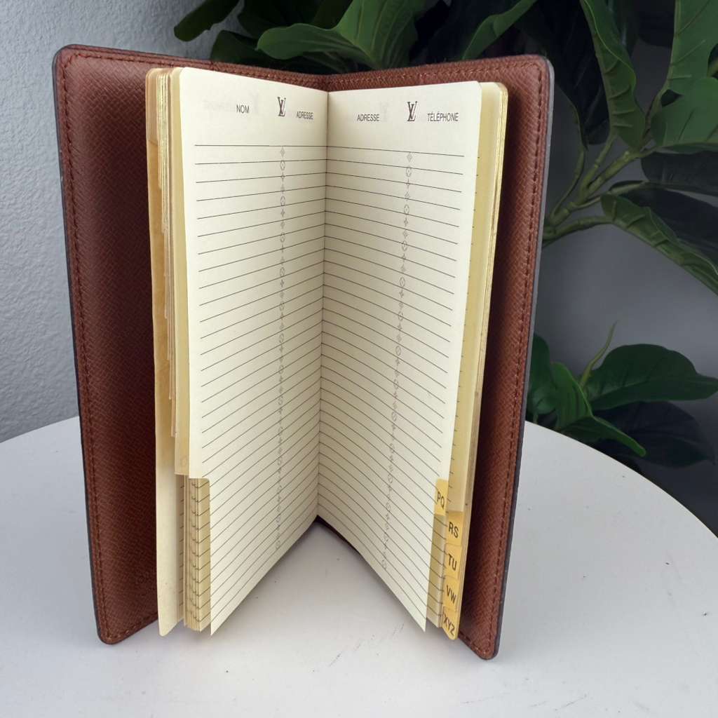 Authentic Louis Vuitton Address Book