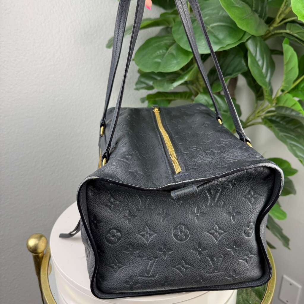 Authentic Louis Vuitton Lumineuse PM Monogram Empreinte Leather Bag