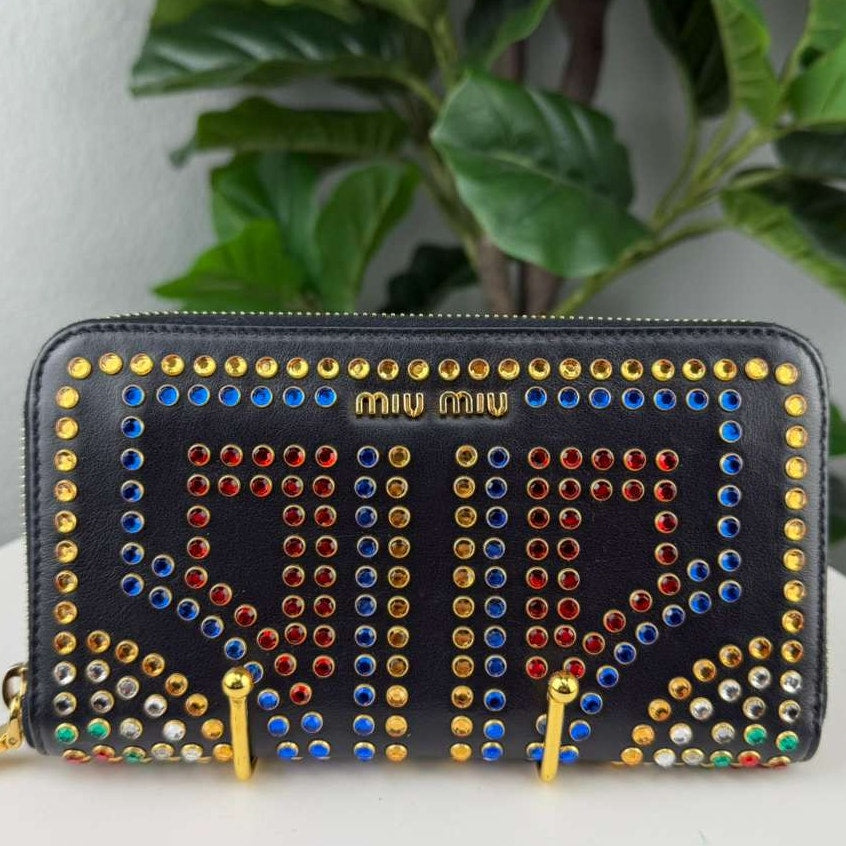 Authentic Miu Miu Long Zipper Wallet