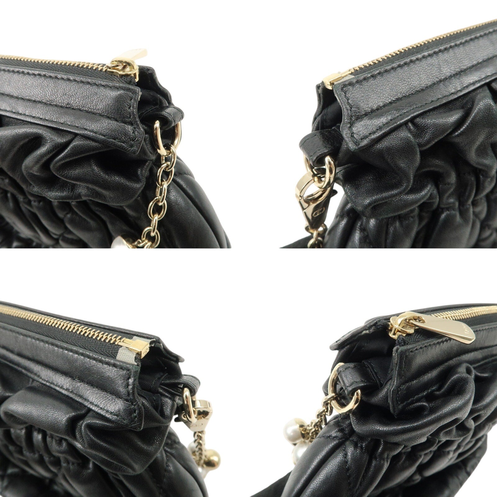 Authentic Christian Dior Chain Shoulder Bag