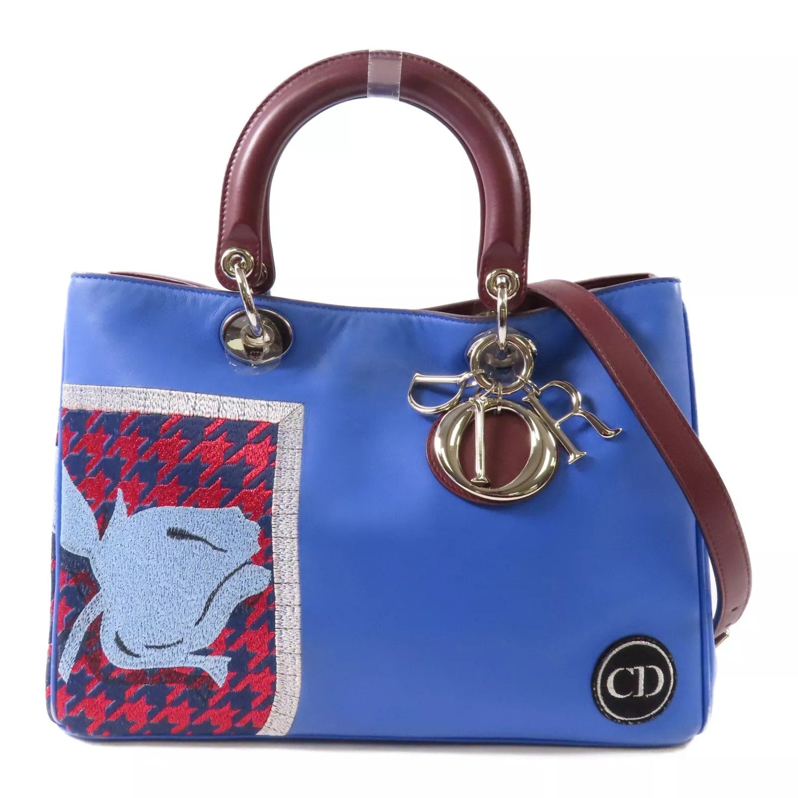 Authentic Christian Dior CD  Shoulder Bag 2-Way