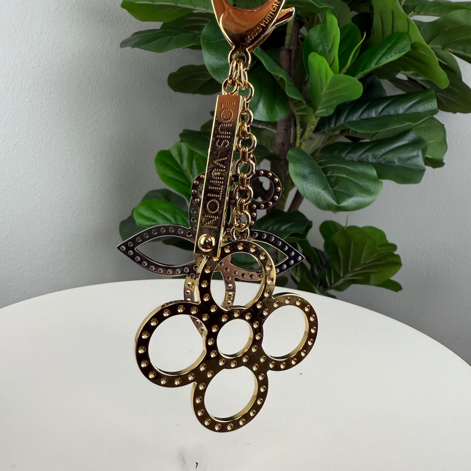 Authentic Louis Vuitton tapage bag Charm Gold