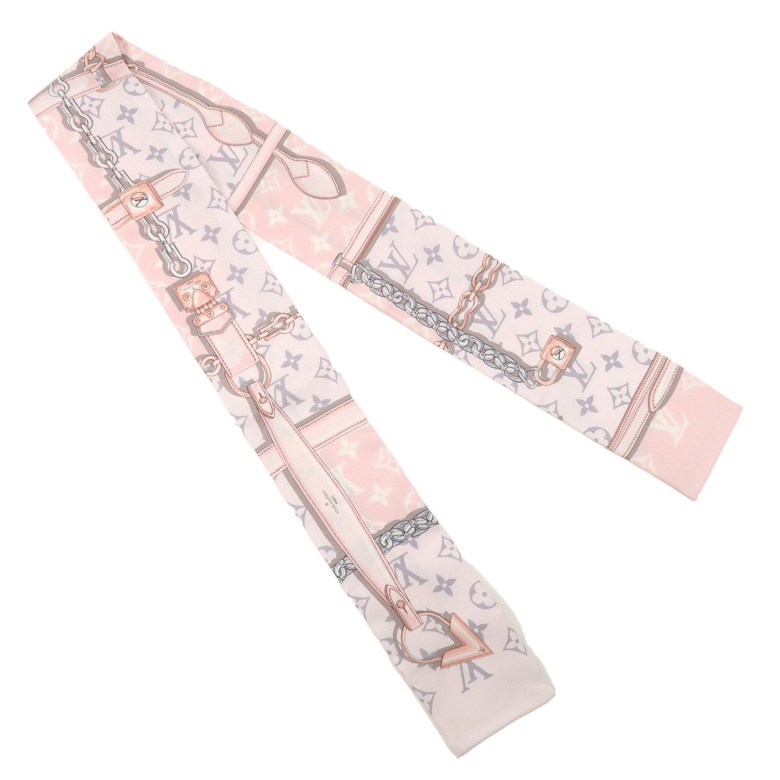 Authentic Louis Vuitton 100% Silk Bandeau  Confidential Scarf