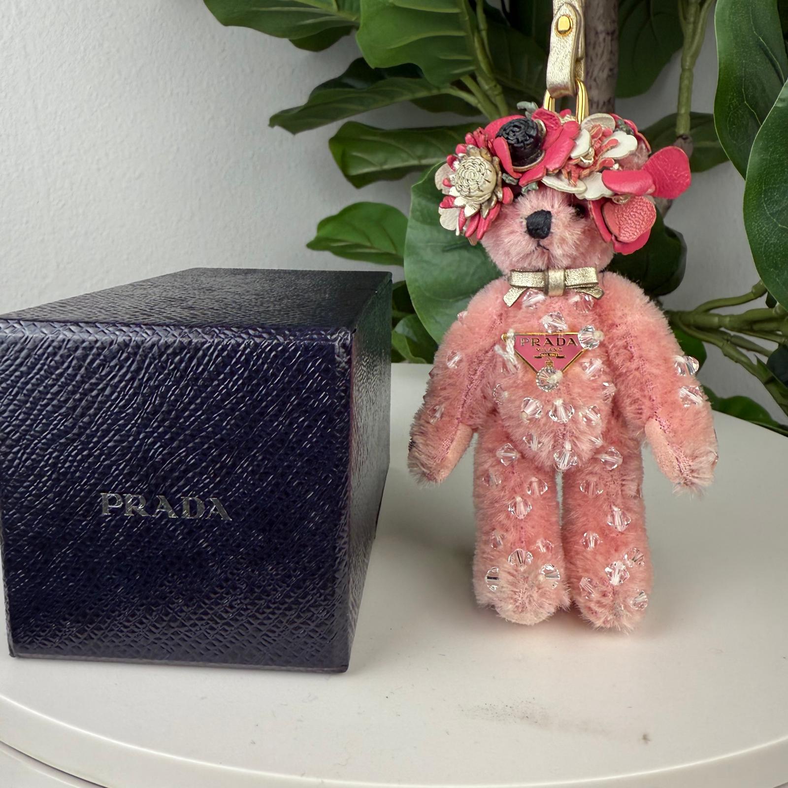 Authentic Prada Bear Charm Key Charm