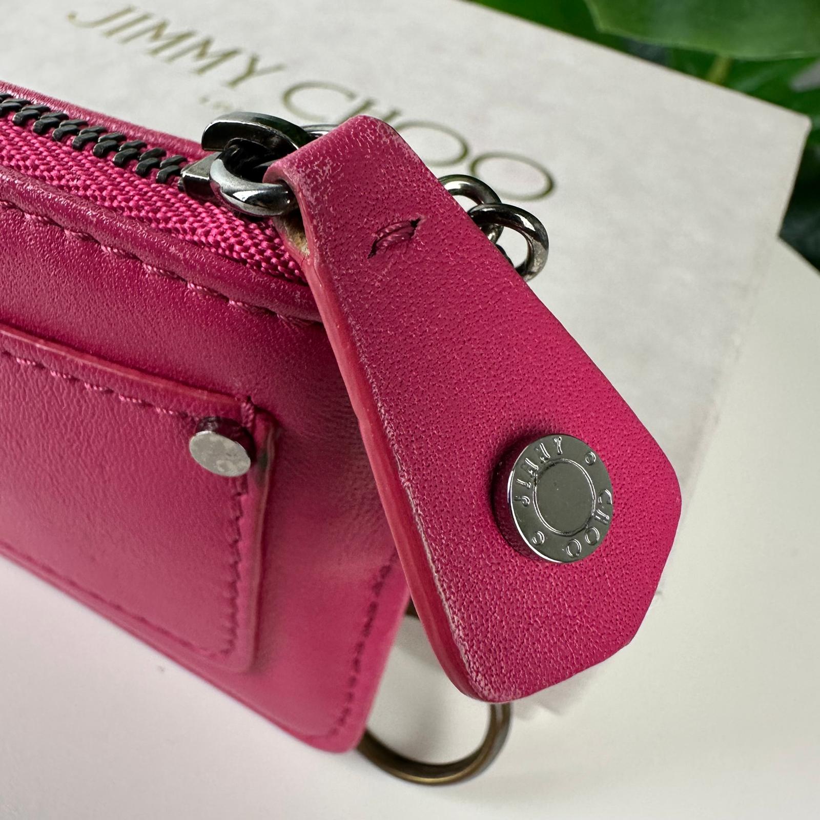 Authentic Jimmy Choo Star Studs Coin Wallet