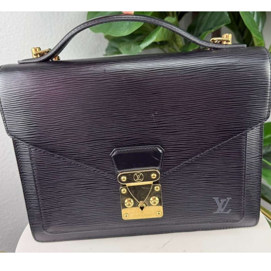 Authentic Louis Vuitton Epi Monceau Shoulder Bag