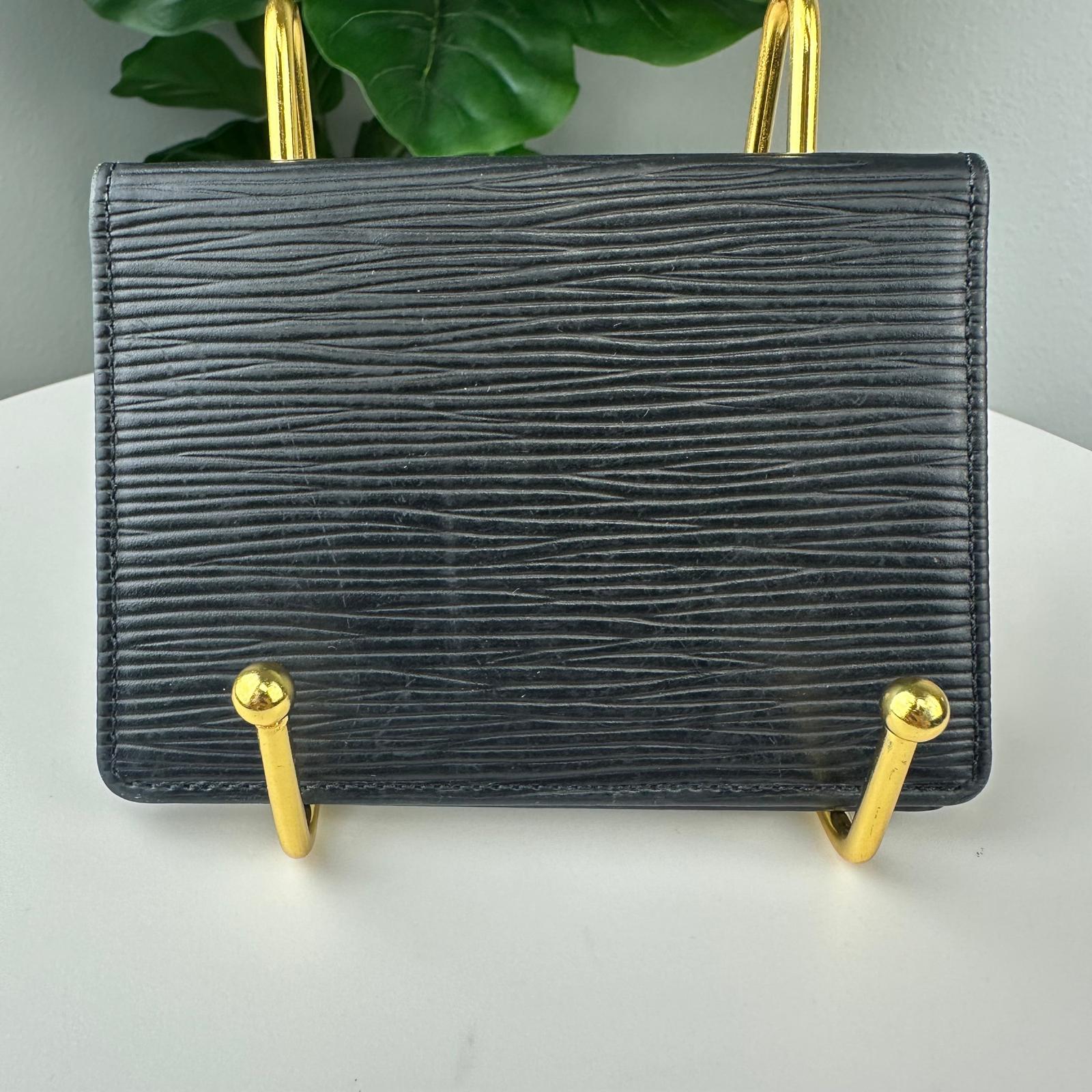 💎Authentic Louis Vuitton Epi Leather Black Wallet
