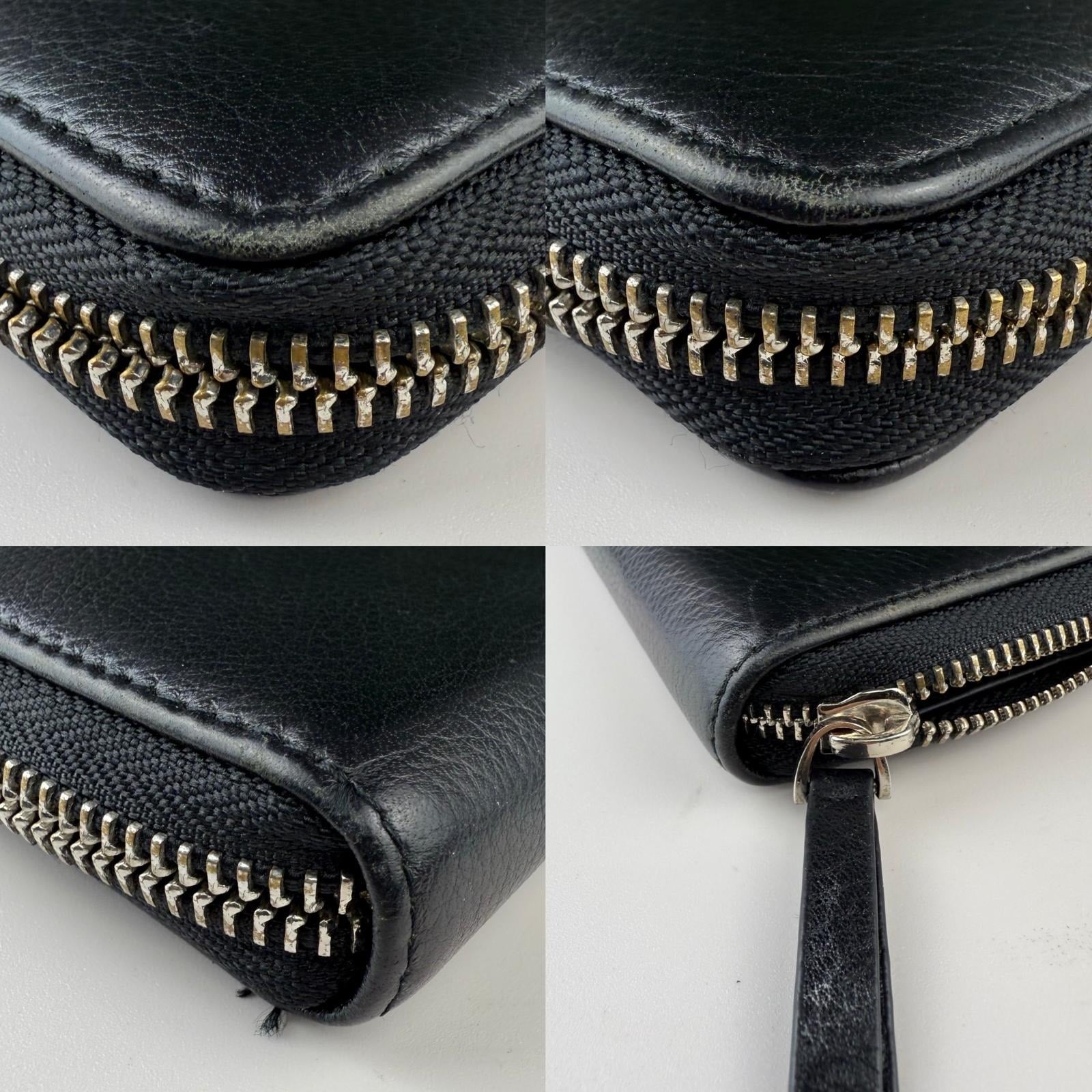 💎✨Authentic Balenciaga Logo Leather Continental Wallet