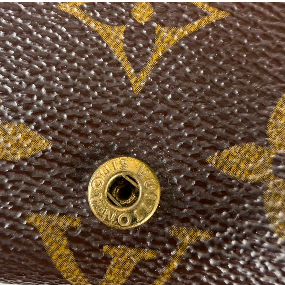 Authentic Louis Vuitton Monogram Porte-Monnaie Billets Tresor Bifold Wallet