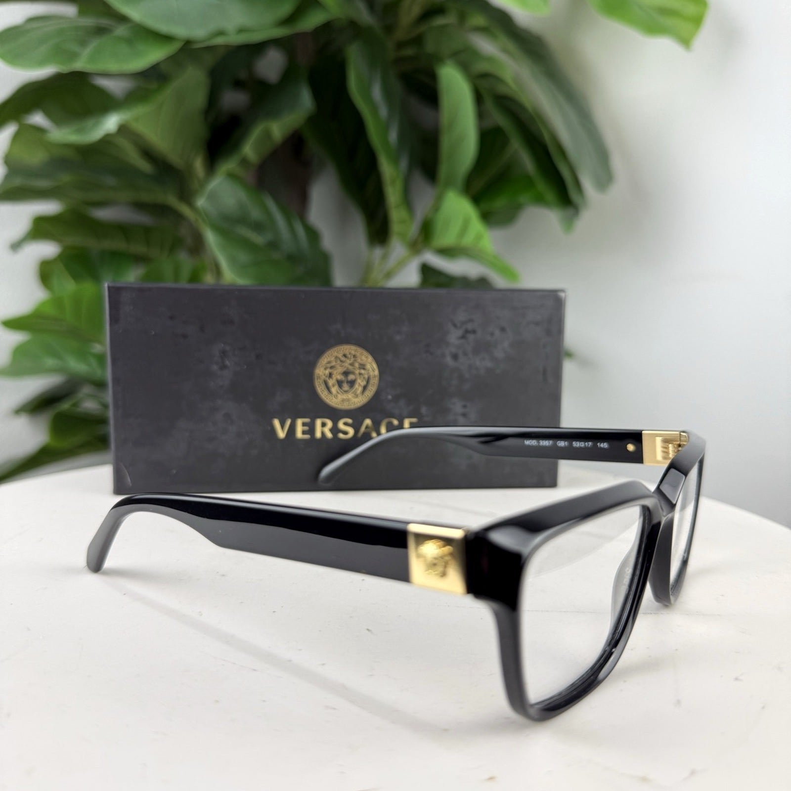 Authentic Versace Optical Eyeglass Frames with Demo Lenses - with box