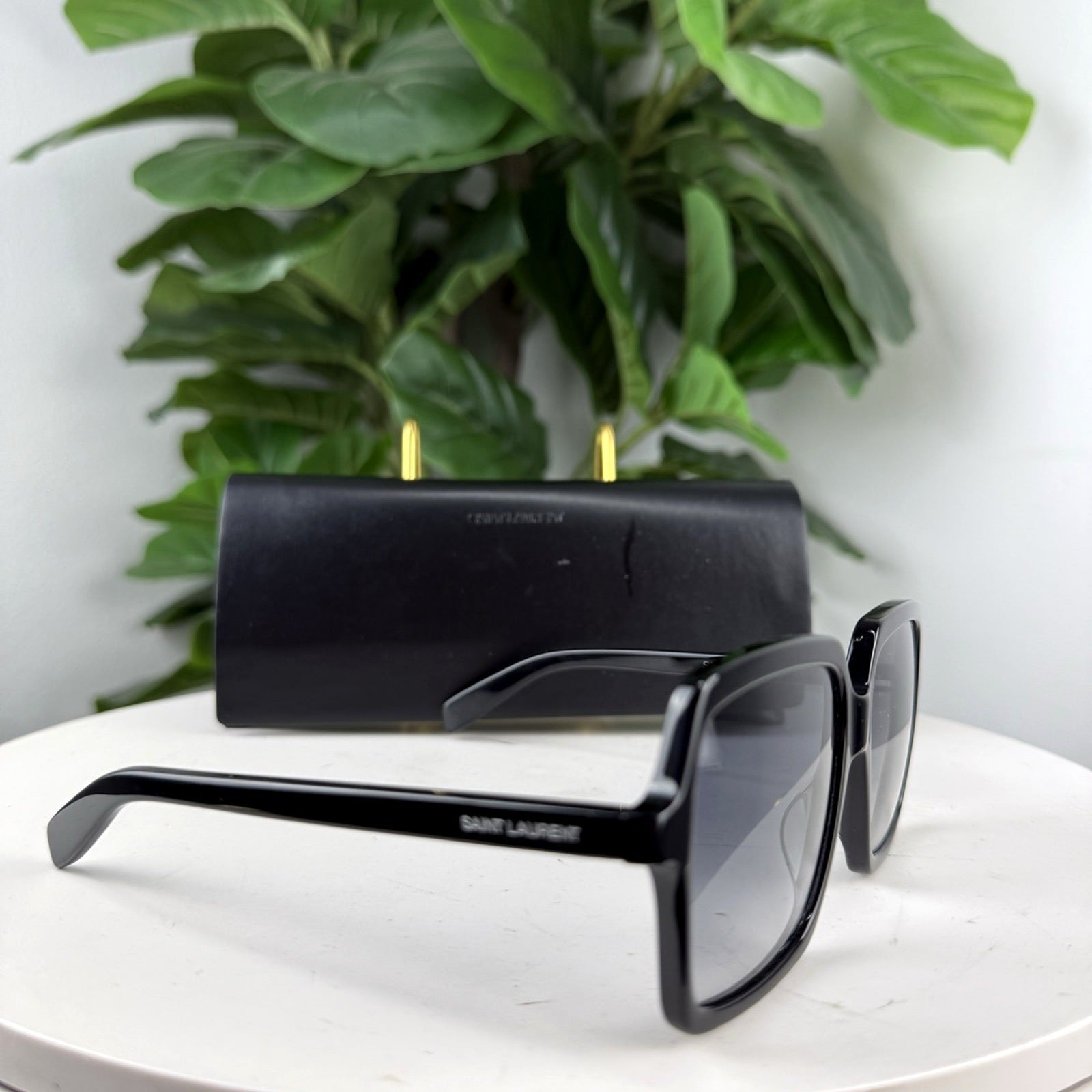 Authentic Saint Laurent Oversized Square Sunglasses - with case