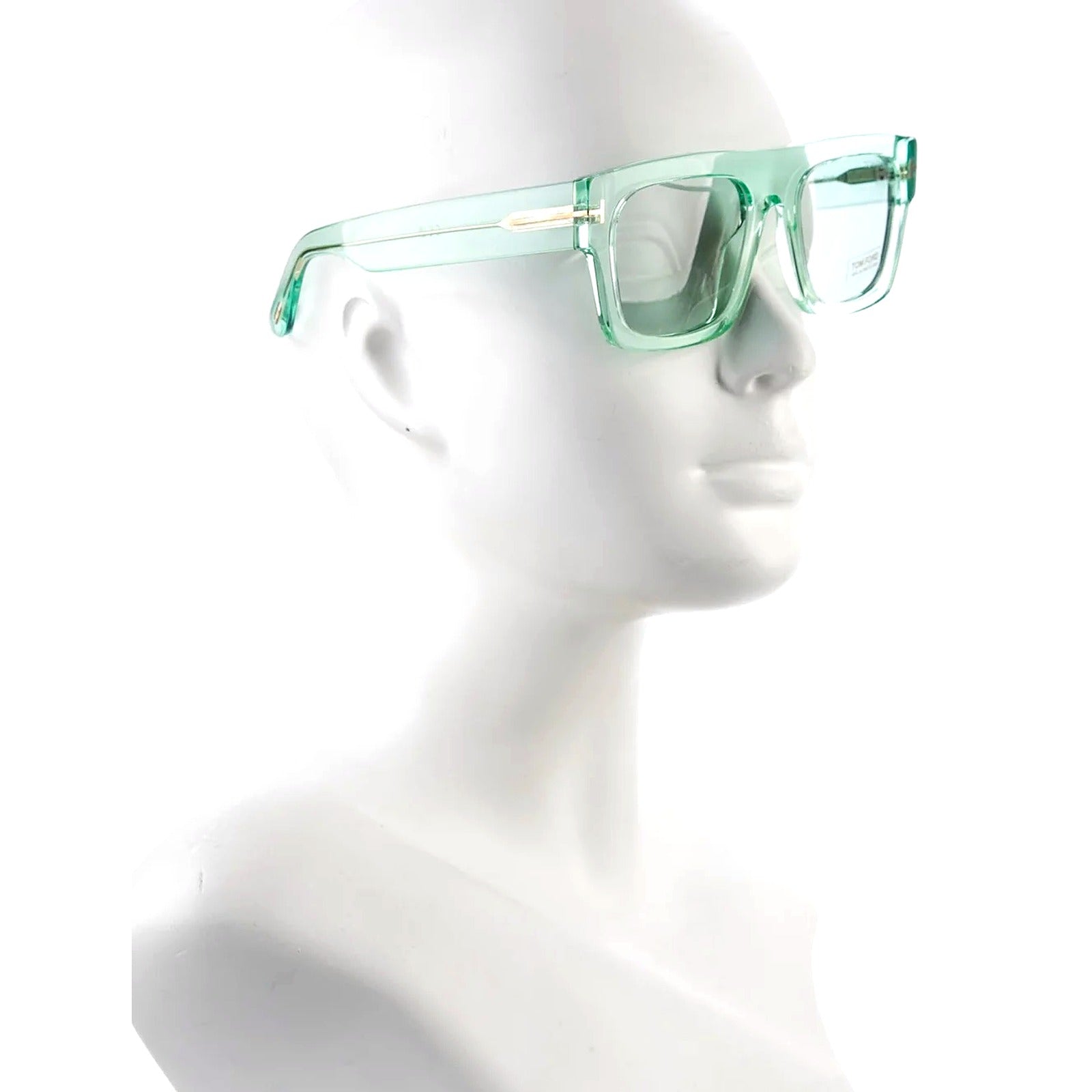 Authentic Tom Ford Mint Green Transparent Optical Eyeglass Frames