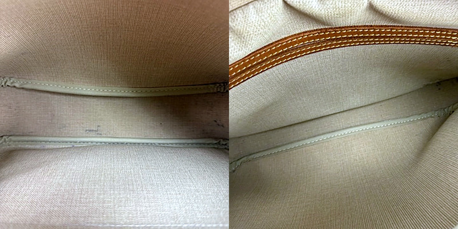 Authentic Louis Vuitton Monogram Canvas Reporter Crossbody Bag - interior lining