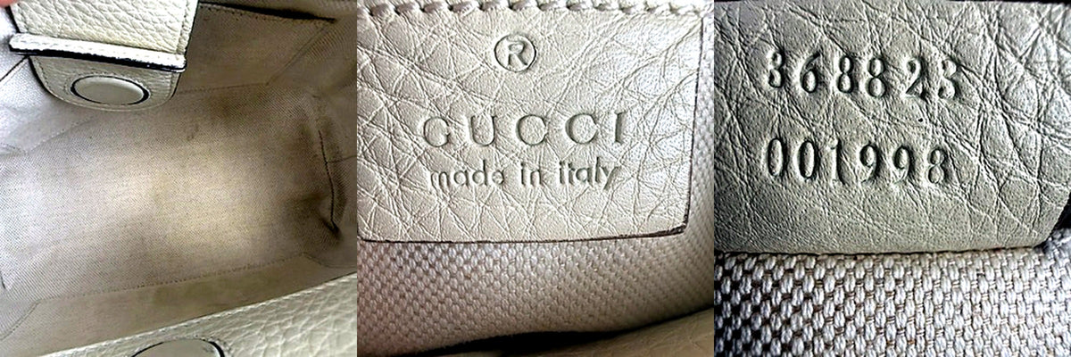 Interior, brand tag, and serial number 368823/001998