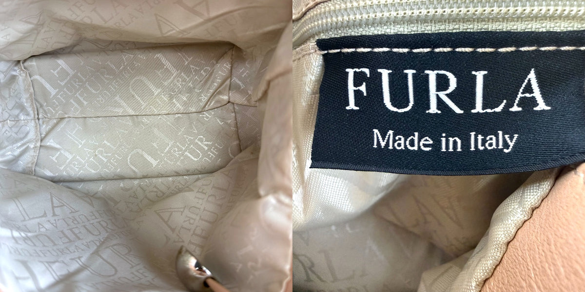 Authentic Furla Classic Leather Tote Bag Beige Nude with Ball Charm - 05_leftover_pair.jpg