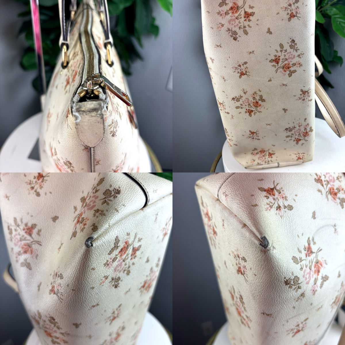 Authentic Coach Gallery Tote with Rose Bouquet Print - 04_detail_2.jpg