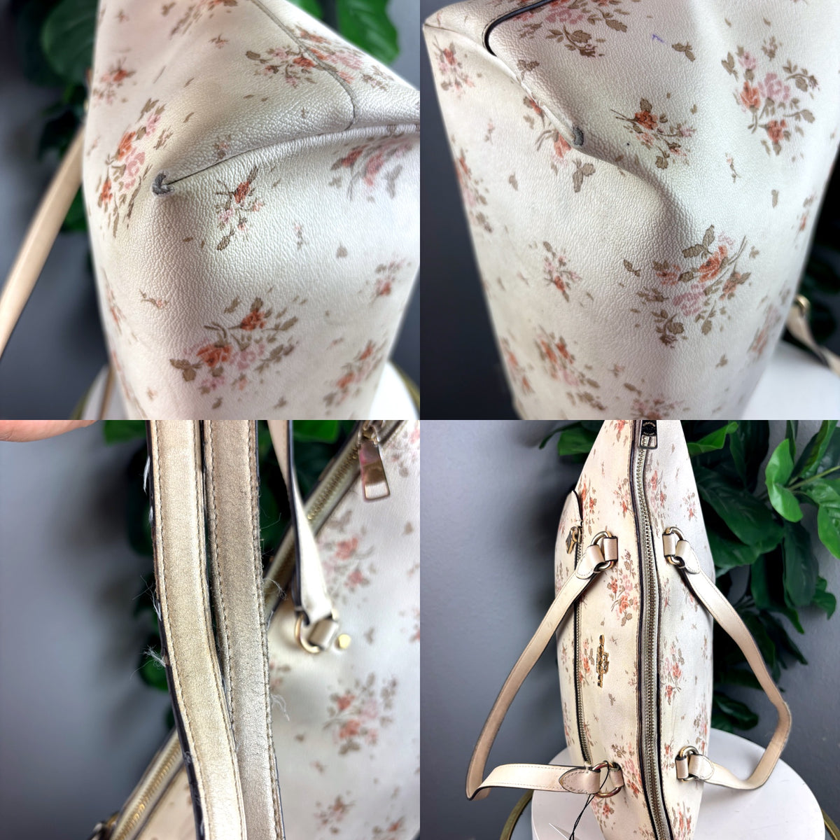 Authentic Coach Gallery Tote with Rose Bouquet Print - 05_detail_3.jpg