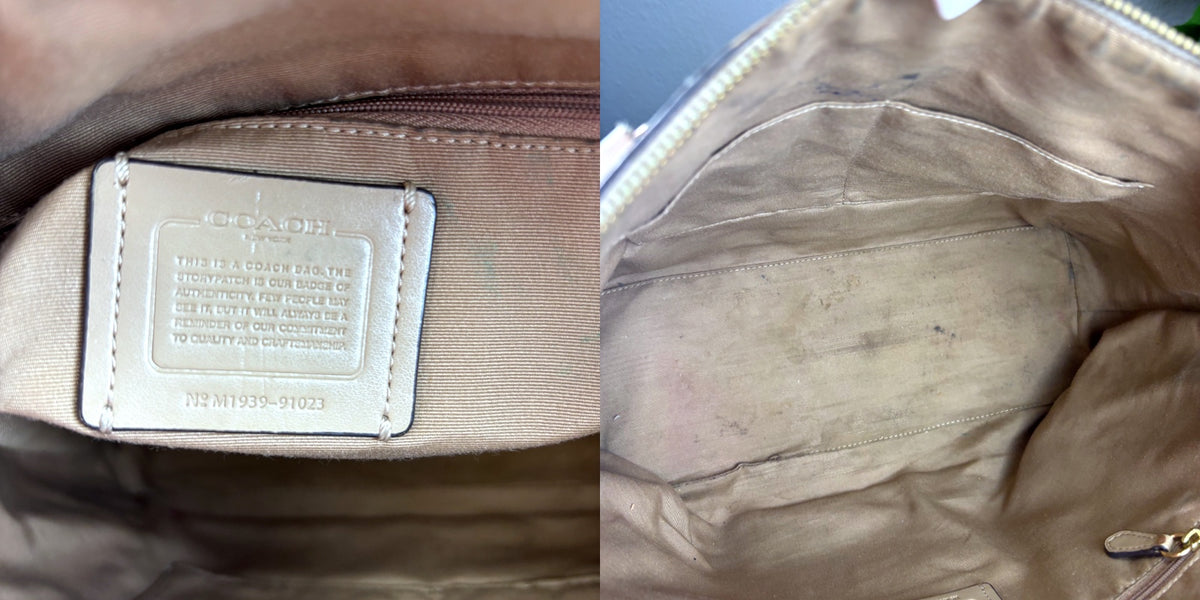 Authentic Coach Gallery Tote with Rose Bouquet Print - 06_leftover_pair.jpg